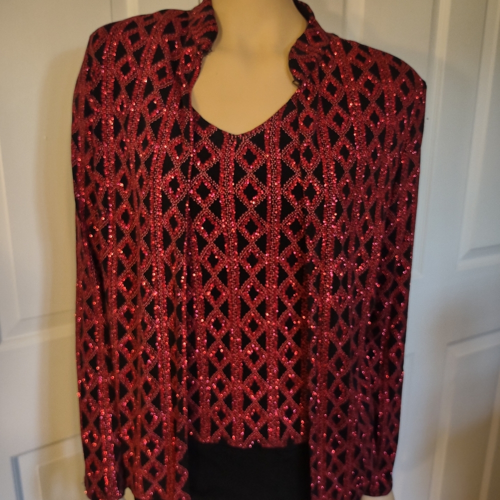 Onyx nite red/black top with jacket size L